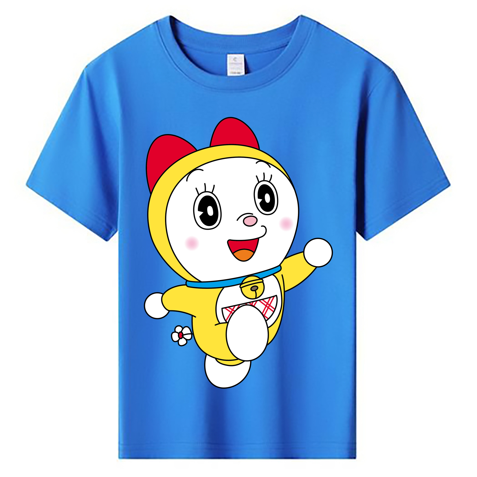 （画像用） ドラえもん ドラミ Doraemon Dorami 綿100％キッズTシャツ（フロントプリント）